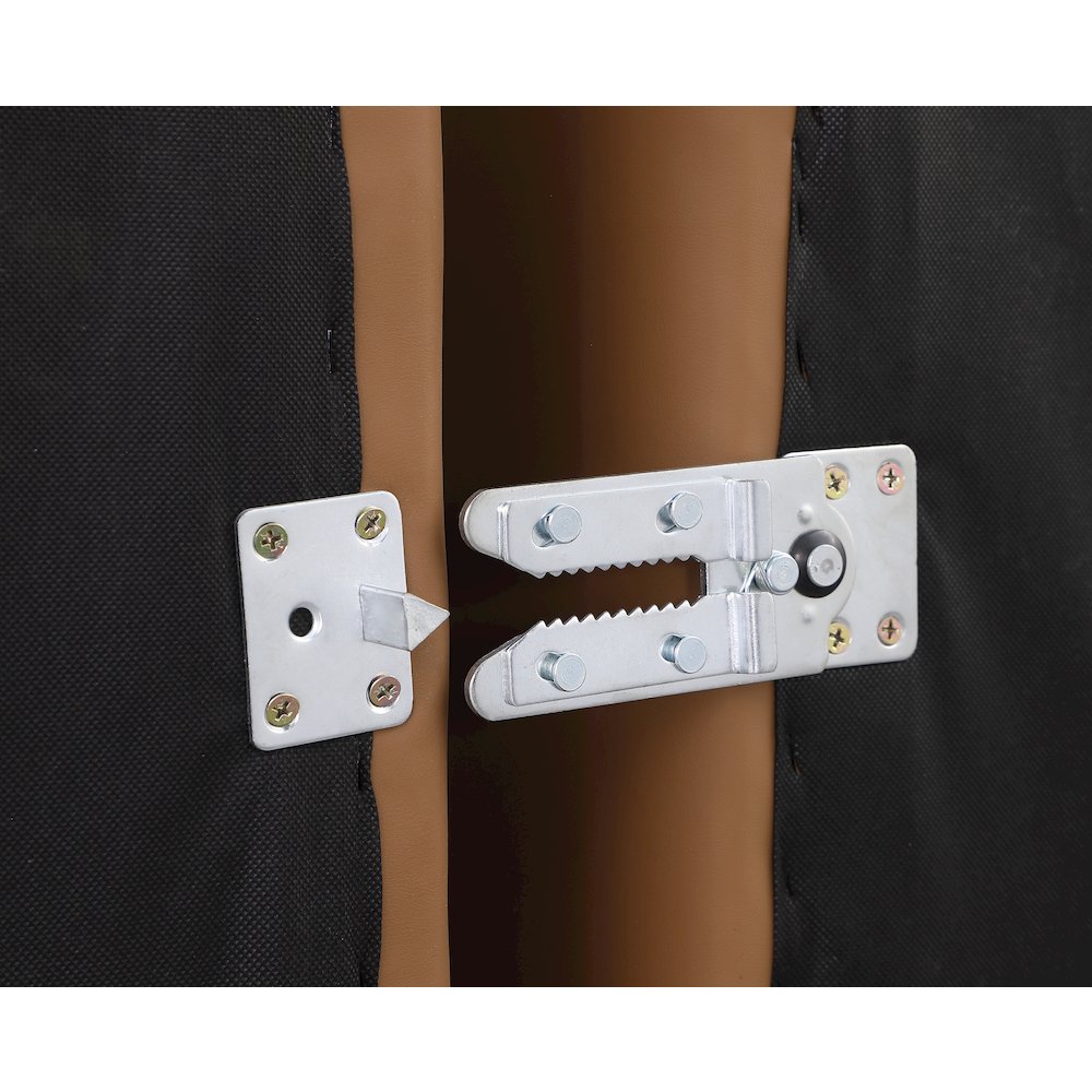 Comfy Cognac Vegan Leather Modular Sectional. Picture 11