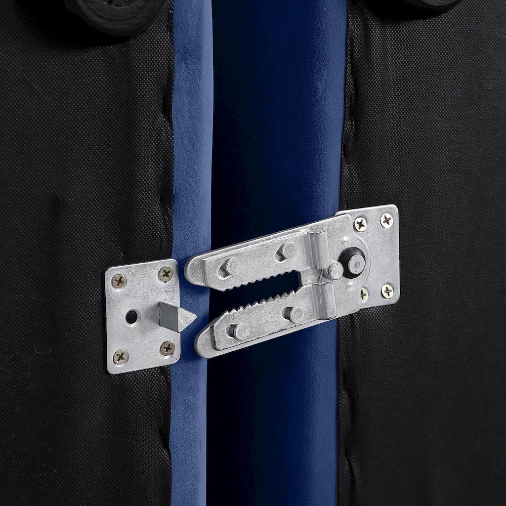 Comfy Navy Velvet Modular Sofa. Picture 6