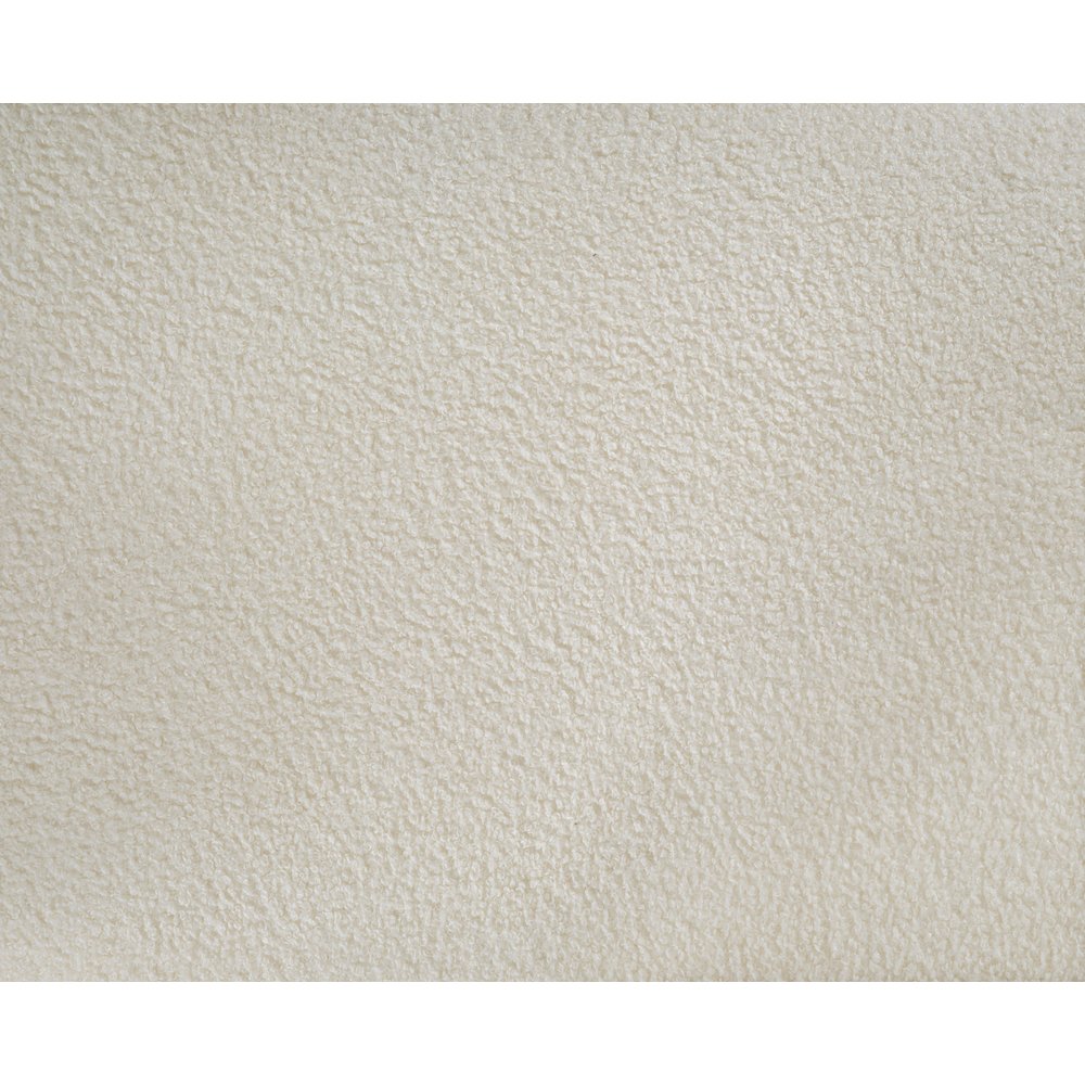 Kennedy Cream Faux Shearling Teddy Fabric Bench. Picture 12