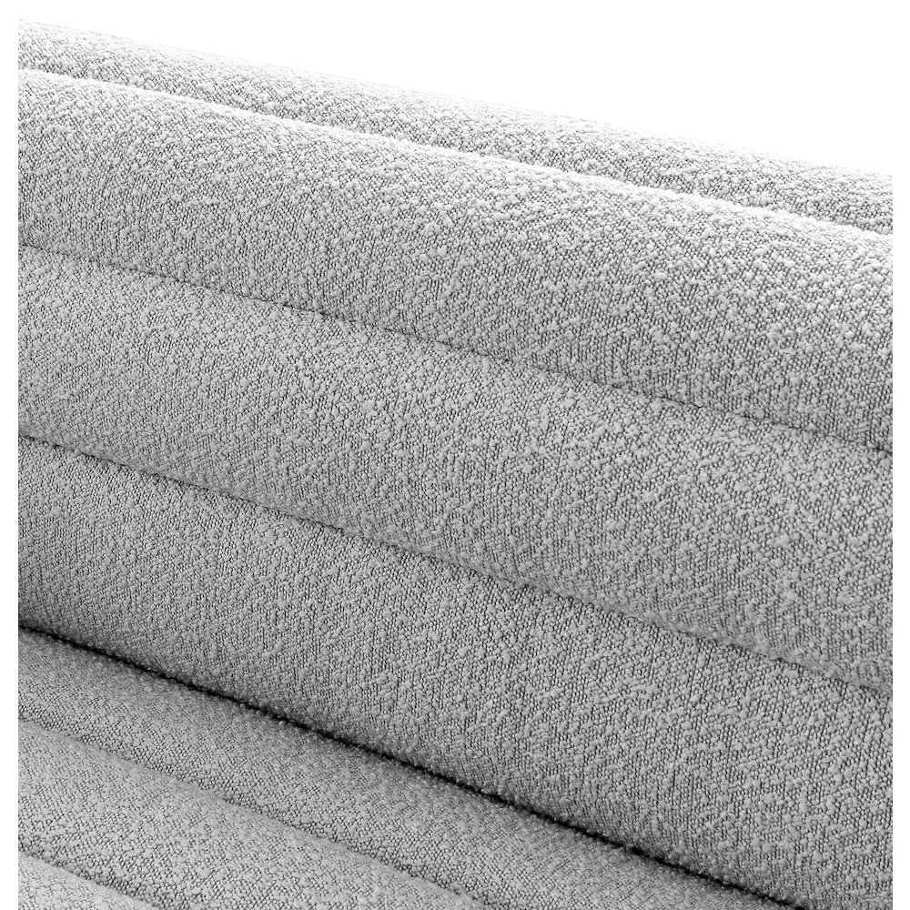 Cascade Grey Boucle Fabric Chair. Picture 13