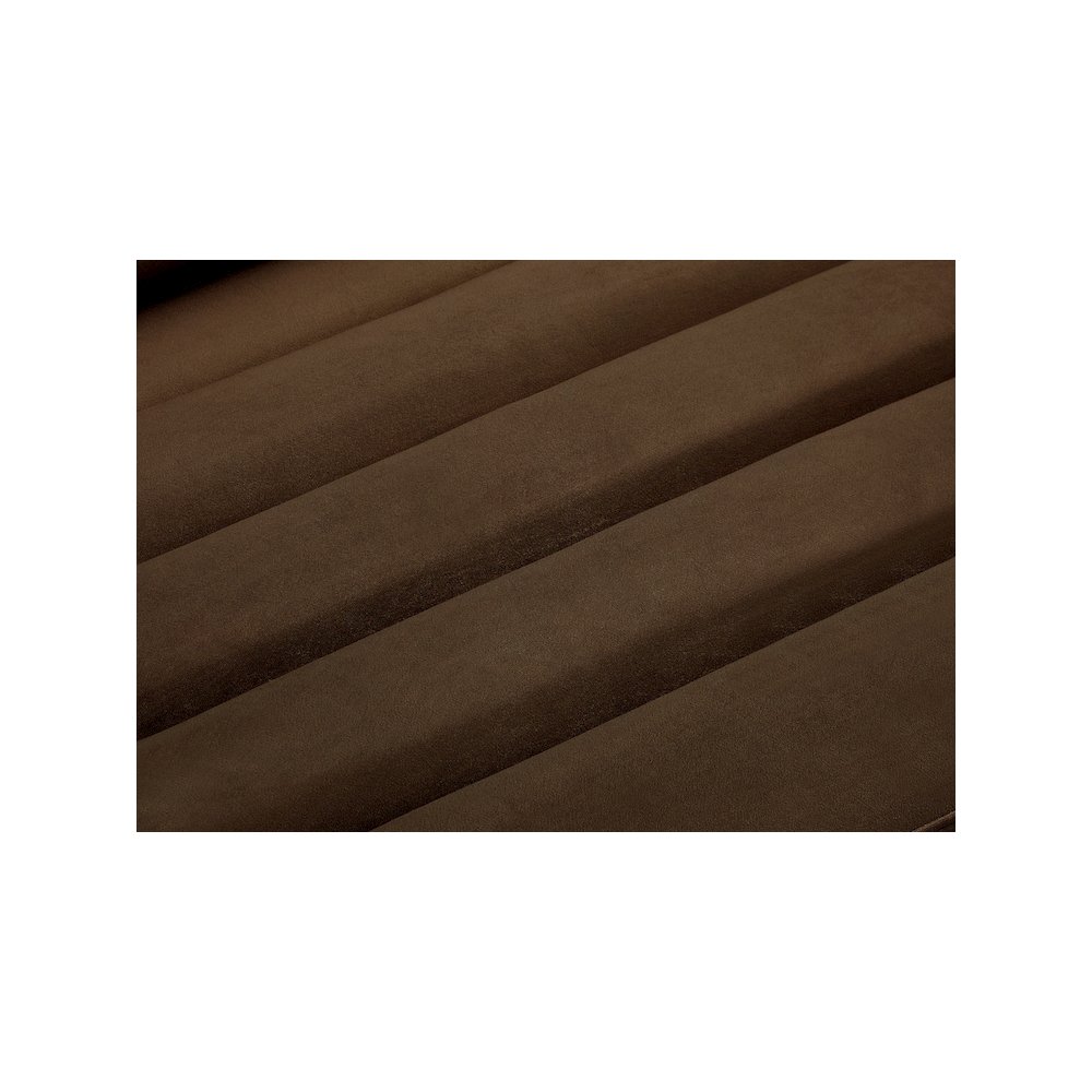 Cascade Brown Velvet Fabric Loveseat. Picture 12