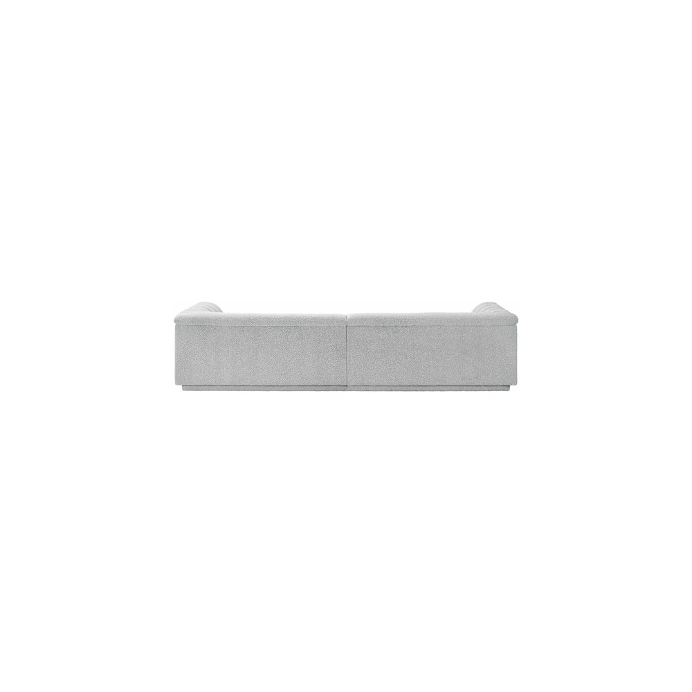 Cascade Grey Boucle Fabric Modular Sofa. Picture 3