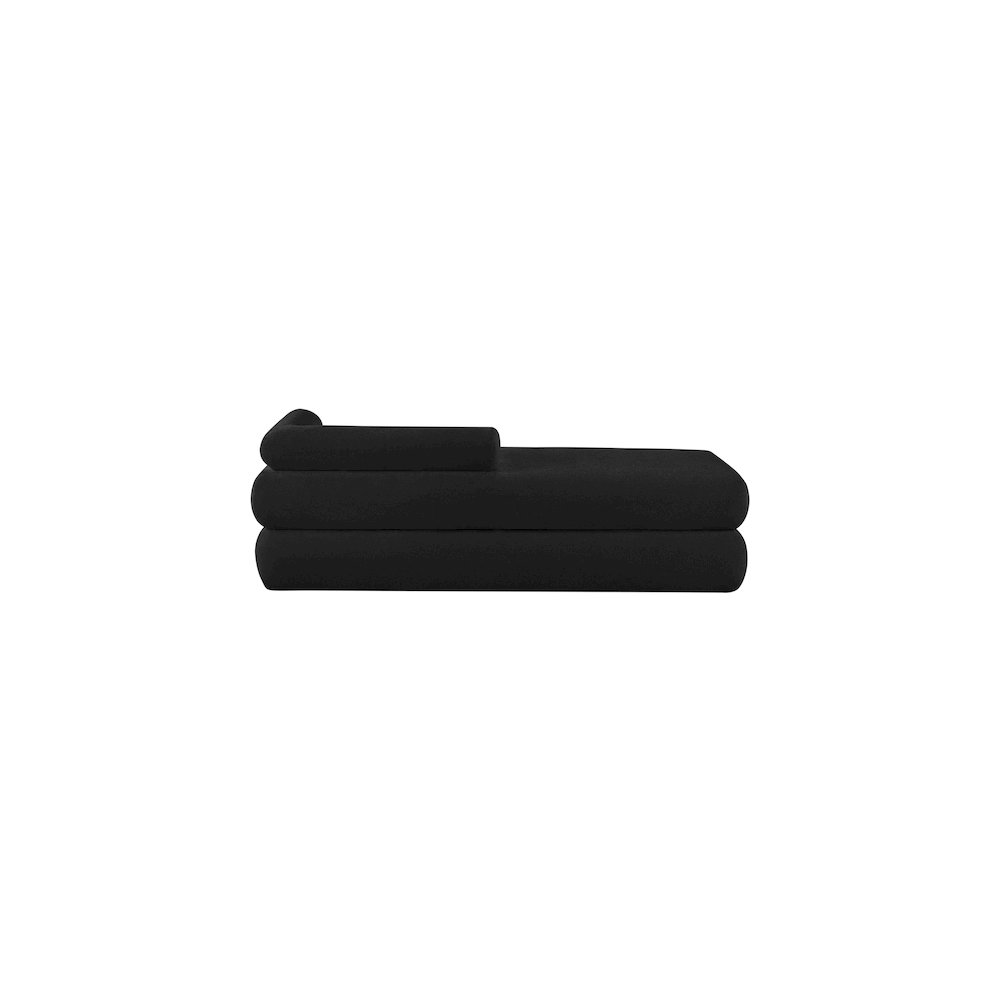 Kennedy Black Chenille Fabric Bench. Picture 5
