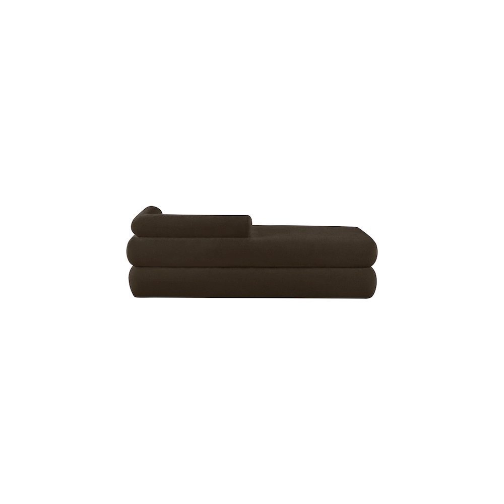 Kennedy Brown Chenille Fabric Bench. Picture 5