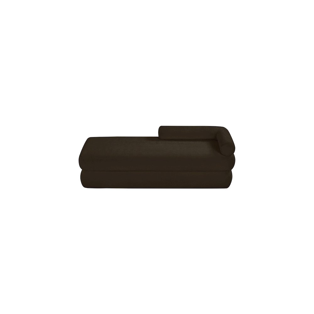 Kennedy Brown Chenille Fabric Bench. Picture 6