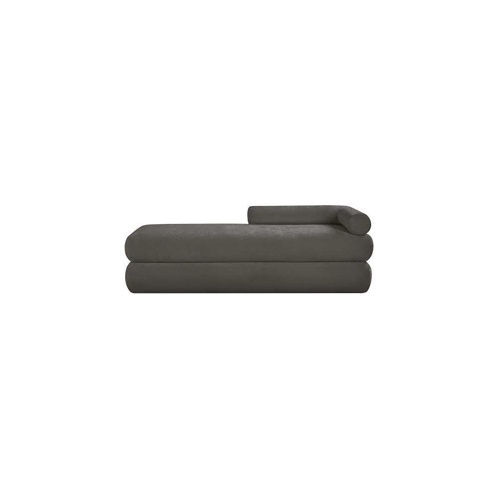 Kennedy Grey Chenille Fabric Bench. Picture 3