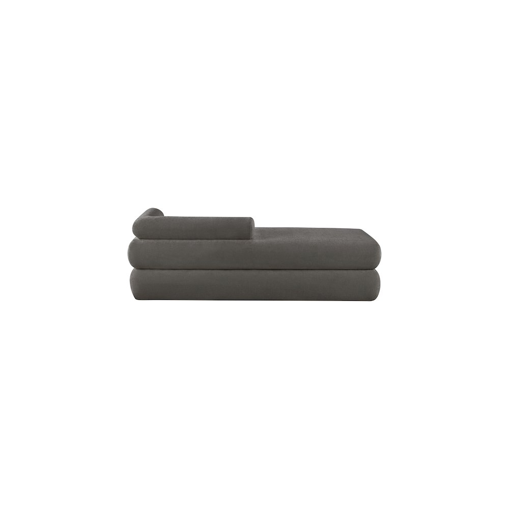Kennedy Grey Chenille Fabric Bench. Picture 5