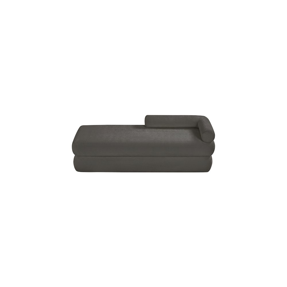 Kennedy Grey Chenille Fabric Bench. Picture 6