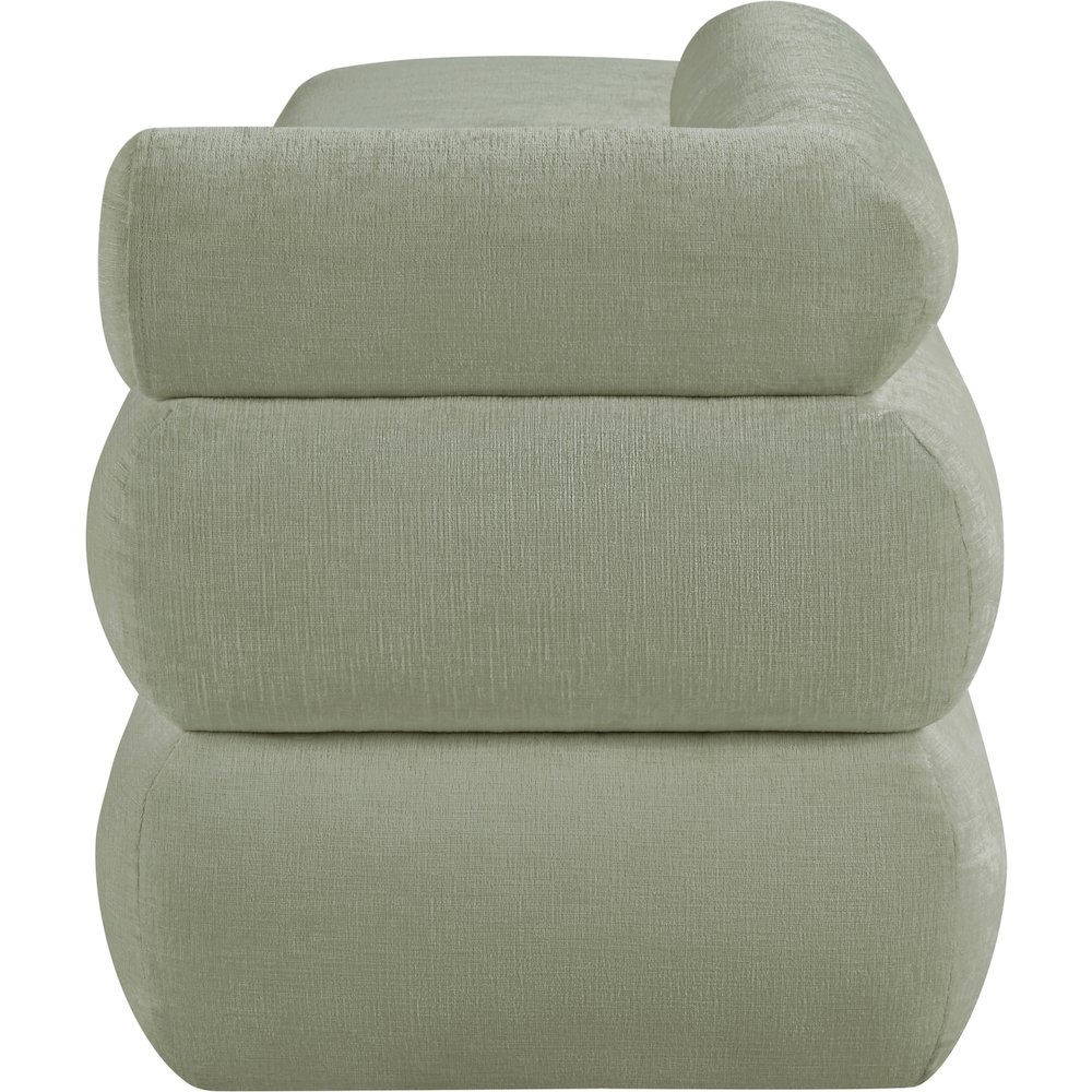 Kennedy Mint Chenille Fabric Bench. Picture 4
