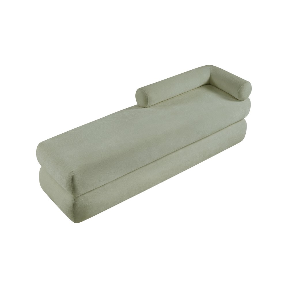 Kennedy Mint Chenille Fabric Bench. Picture 8