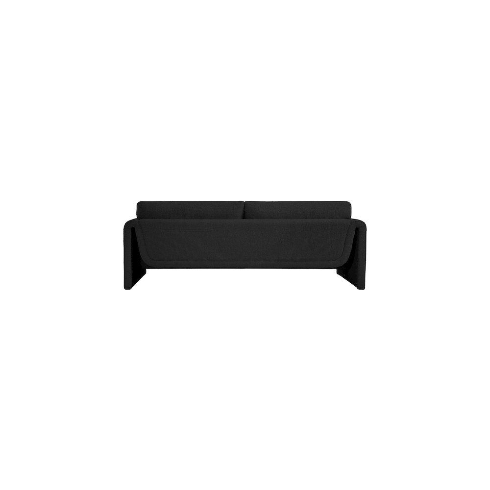 Stylus Black Boucle Fabric Sofa. Picture 3