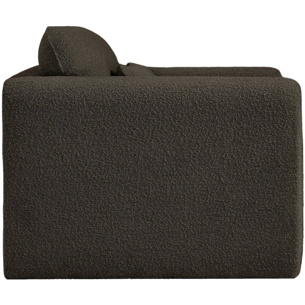 Stylus Brown Boucle Fabric Chair. Picture 7