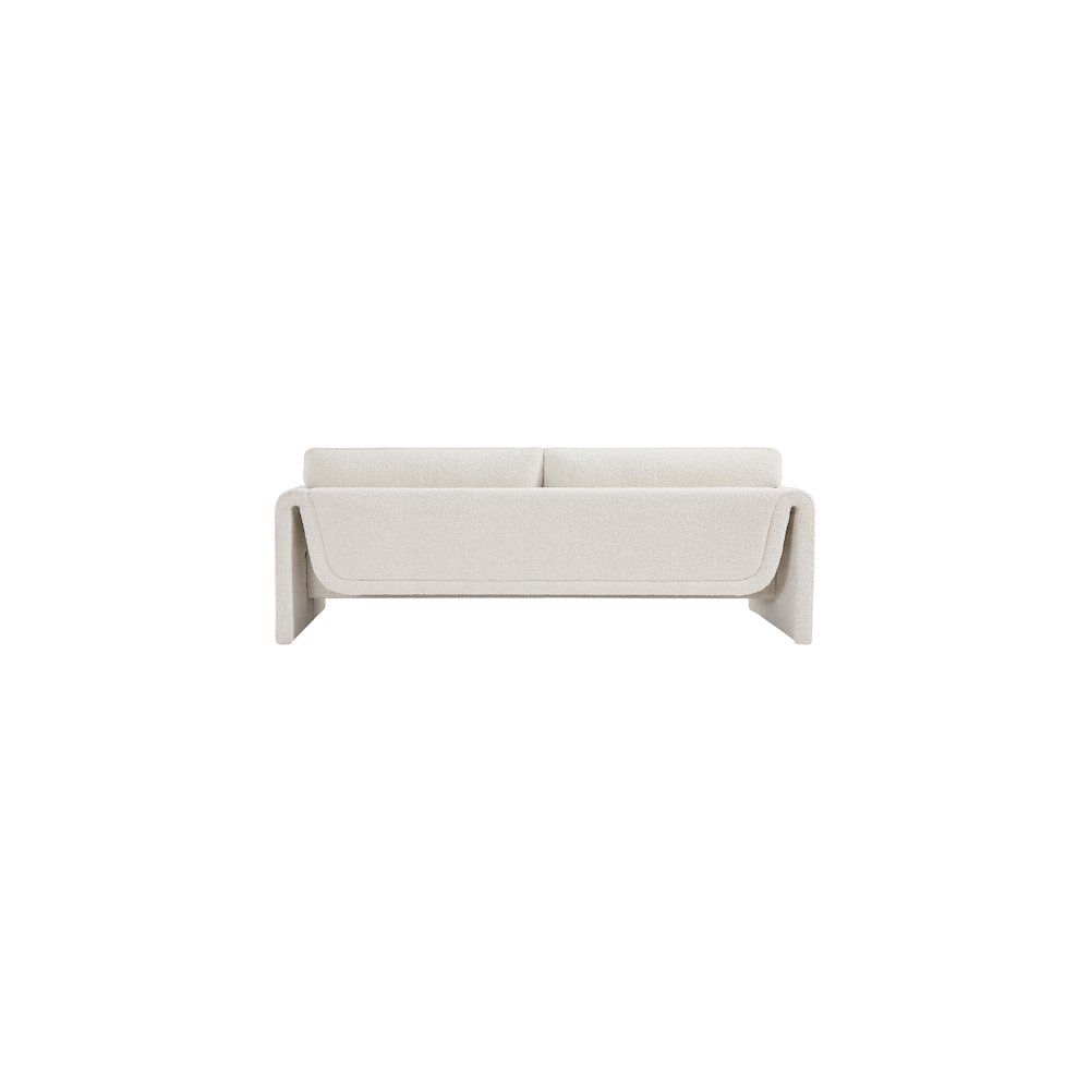 Stylus Cream Boucle Fabric Sofa. Picture 3