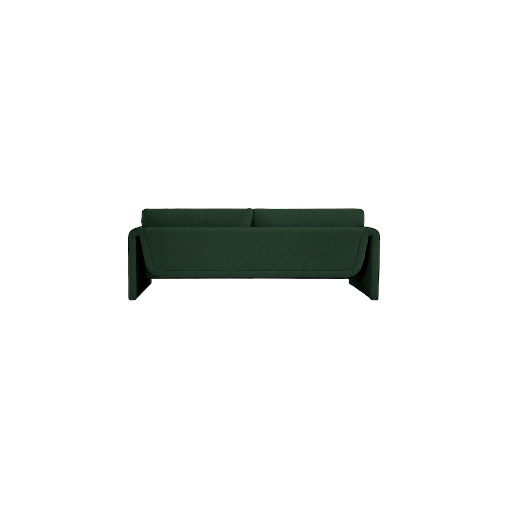Stylus Green Boucle Fabric Sofa. Picture 3