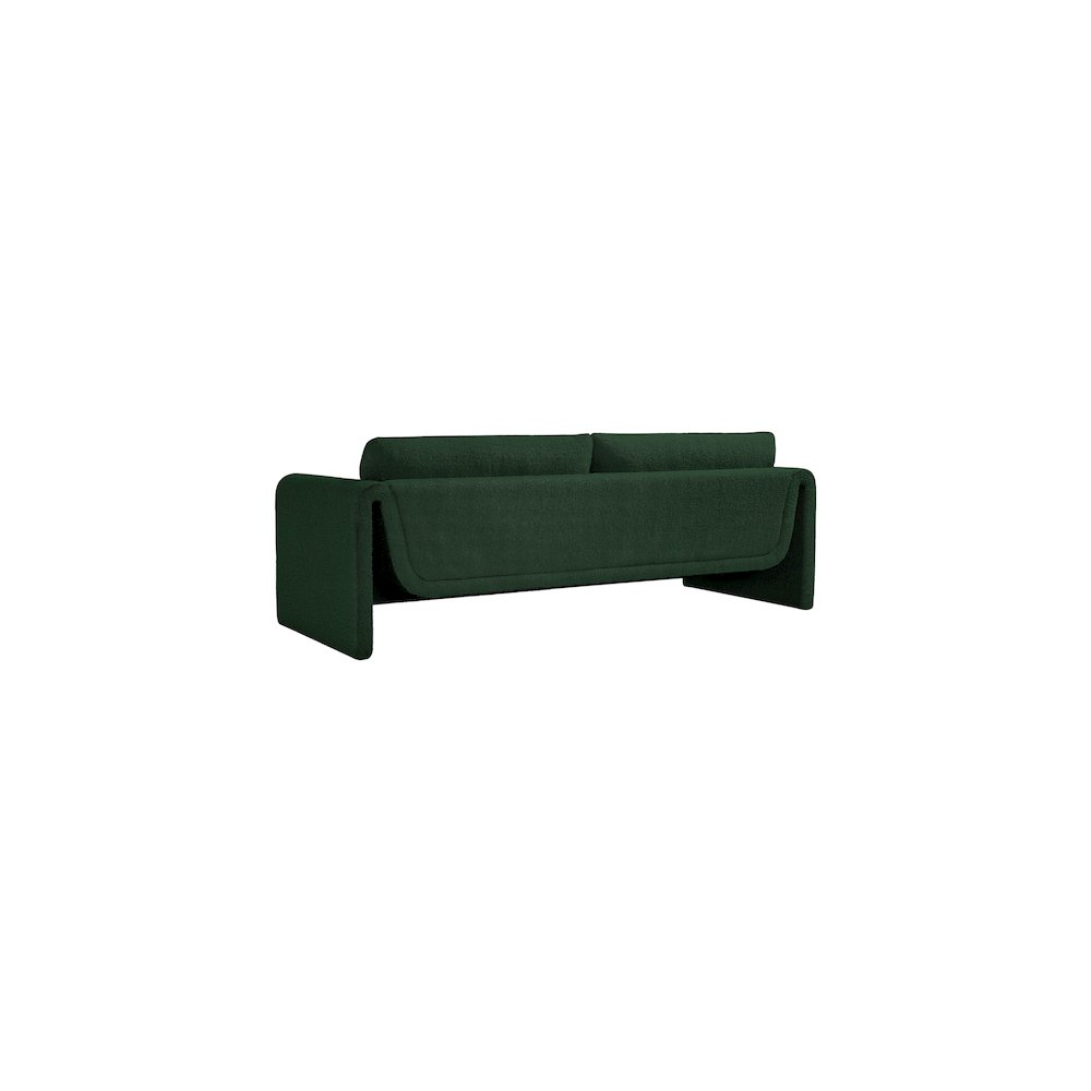 Stylus Green Boucle Fabric Sofa. Picture 6