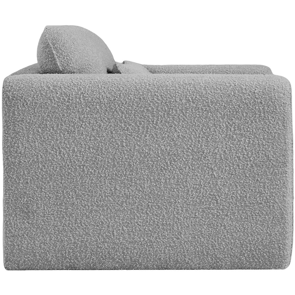 Stylus Grey Boucle Fabric Chair. Picture 7