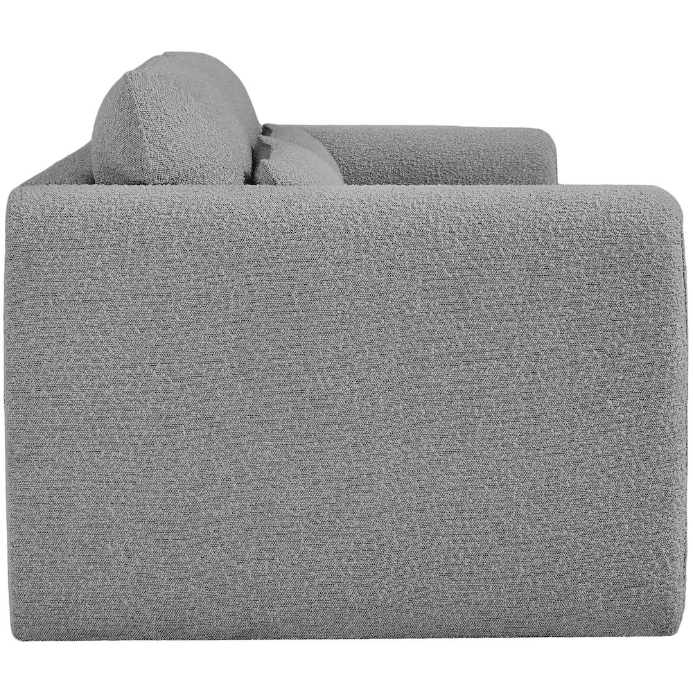 Stylus Grey Boucle Fabric Sofa. Picture 7