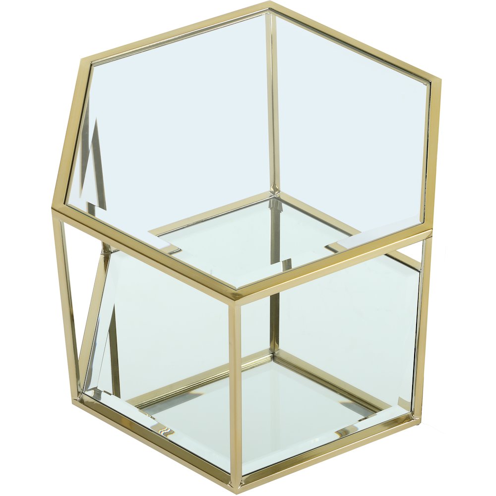 Sei Brushed Gold Coffee Table. Picture 3