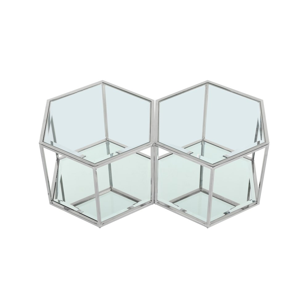 Sei Chrome Coffee Table. Picture 3