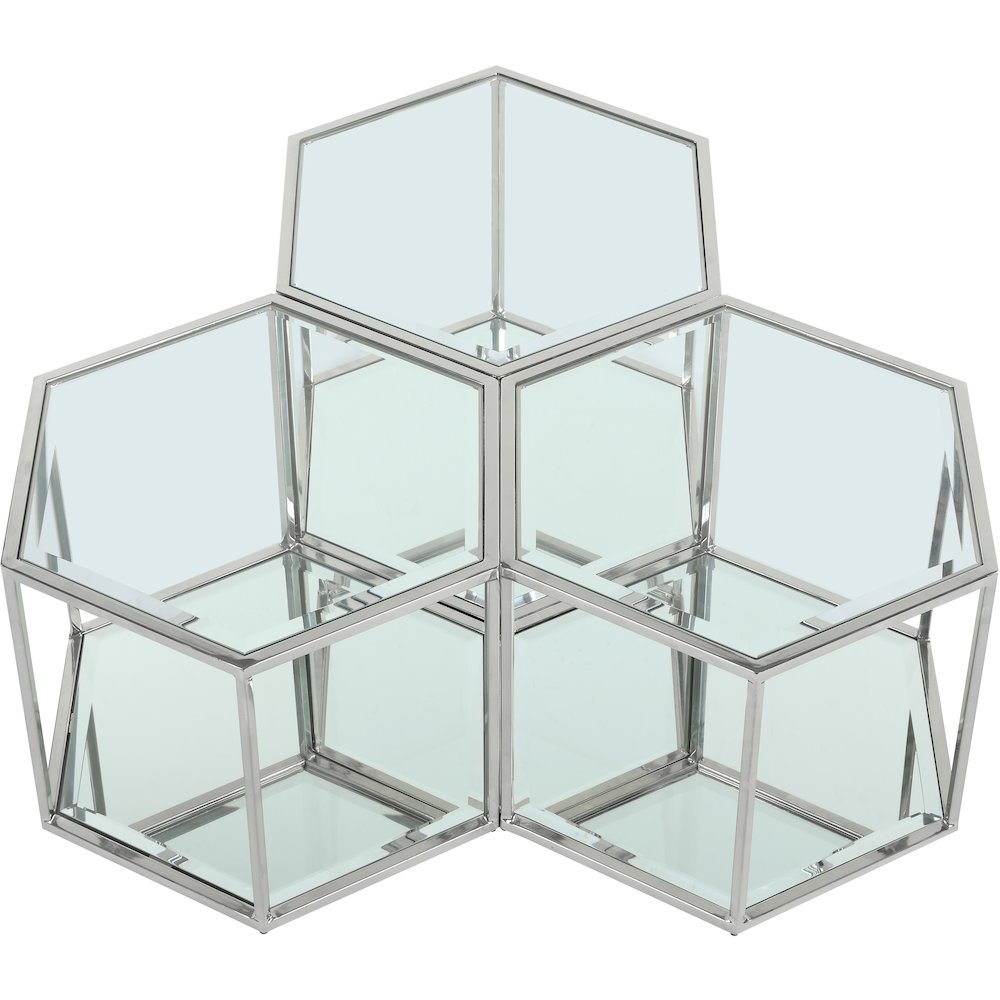 Sei Chrome Coffee Table. Picture 3