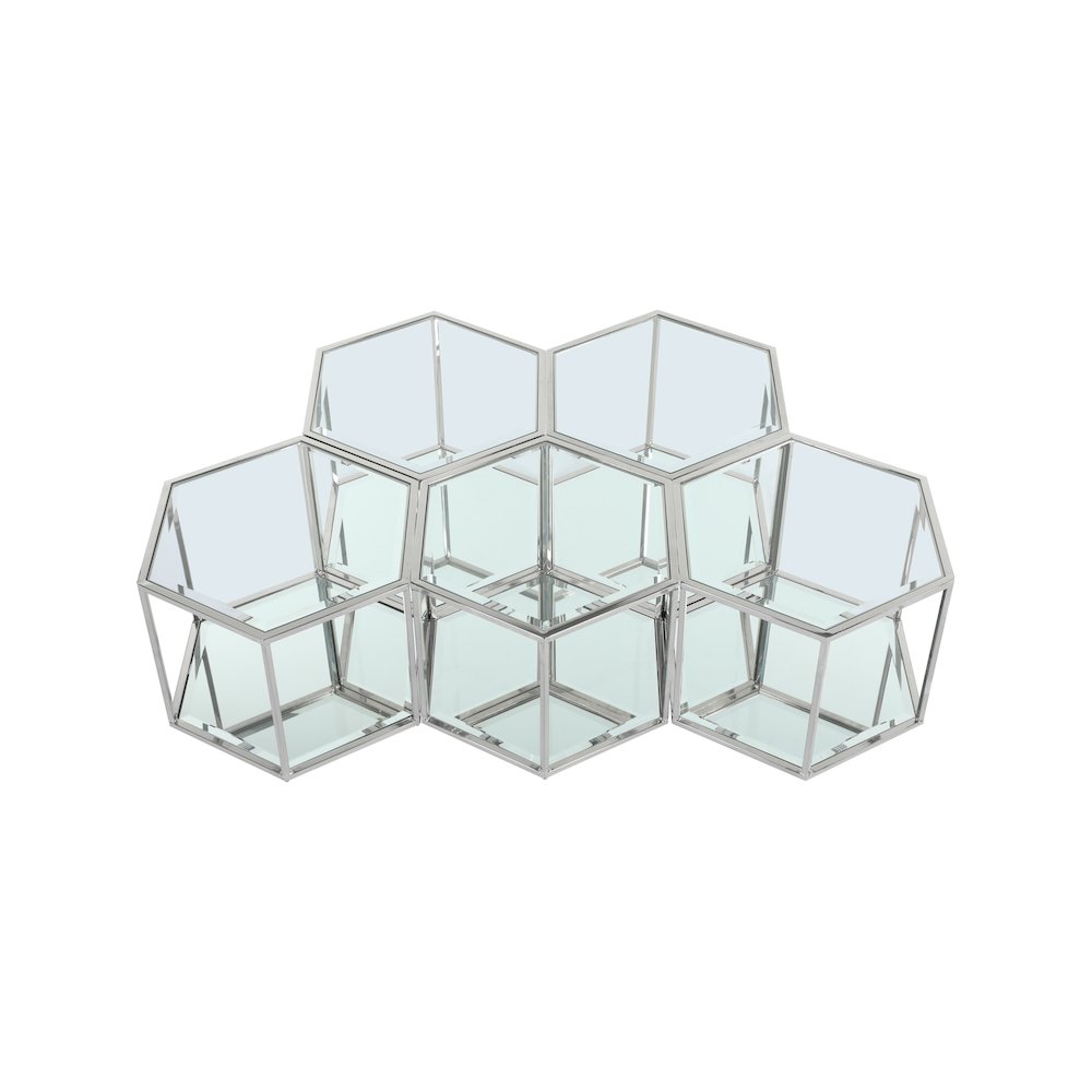 Sei Chrome Coffee Table. Picture 3