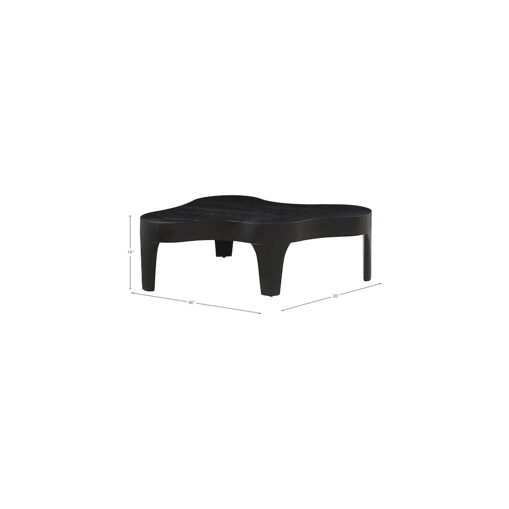 Oakley Black Coffee Table. Picture 7
