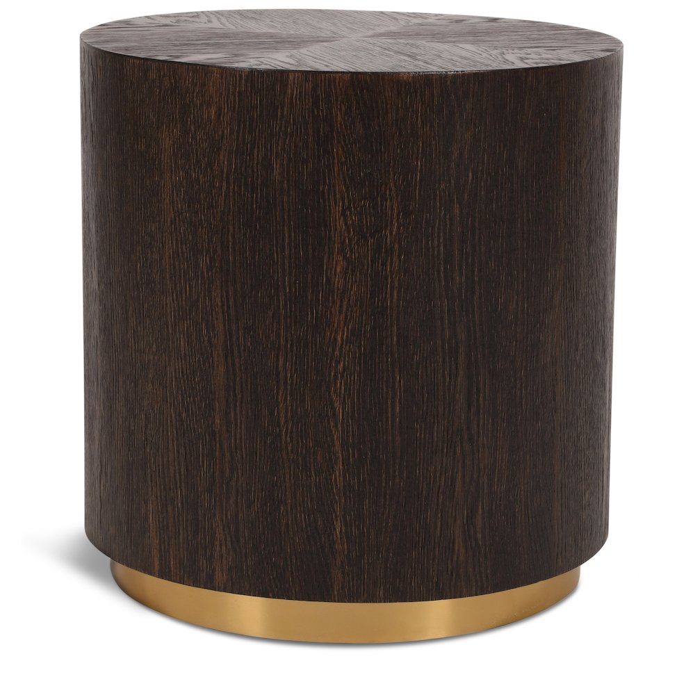 Nile Brown Oak End Table. Picture 1