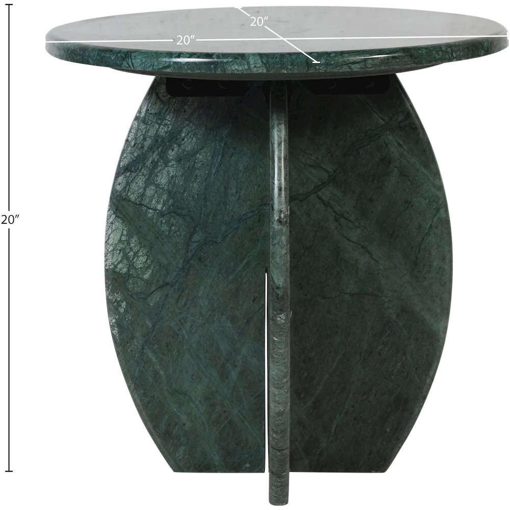 Formentera Green End Table. Picture 6