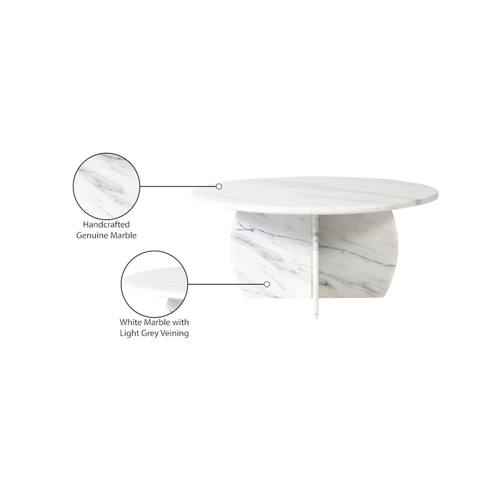 Formentera White Coffee Table. Picture 7