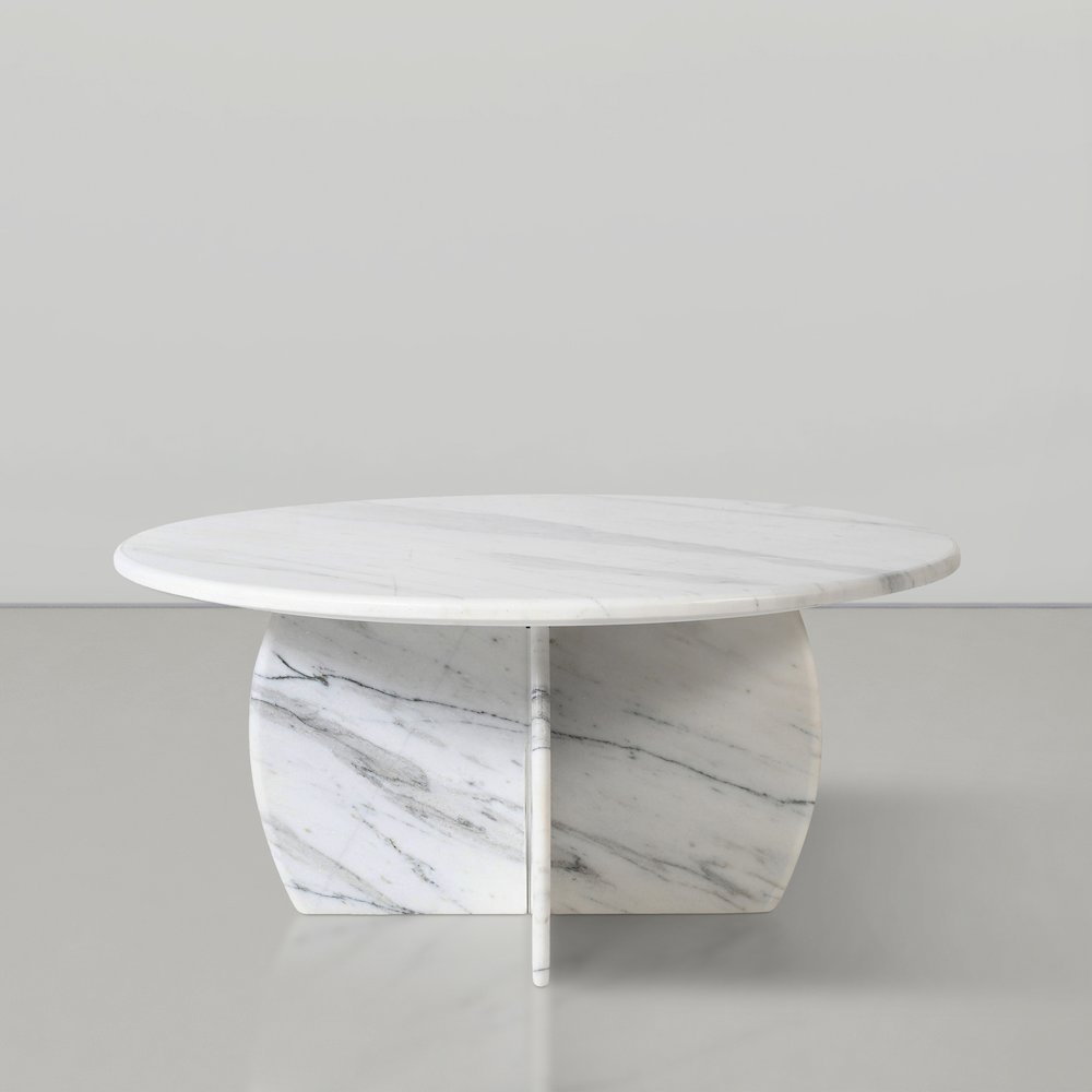 Formentera White Coffee Table. Picture 2