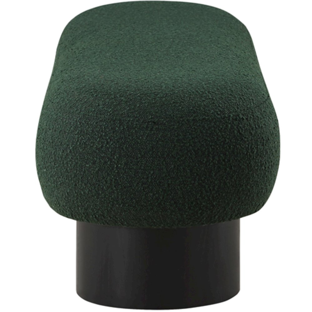 Robertson Green Boucle Fabric Bench. Picture 5