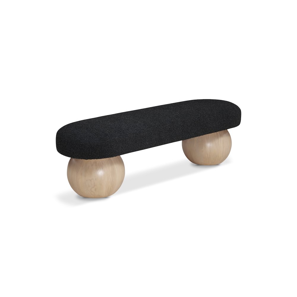 Bowie Black Bench. Picture 1