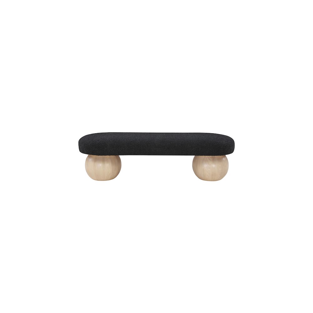 Bowie Black Bench. Picture 3