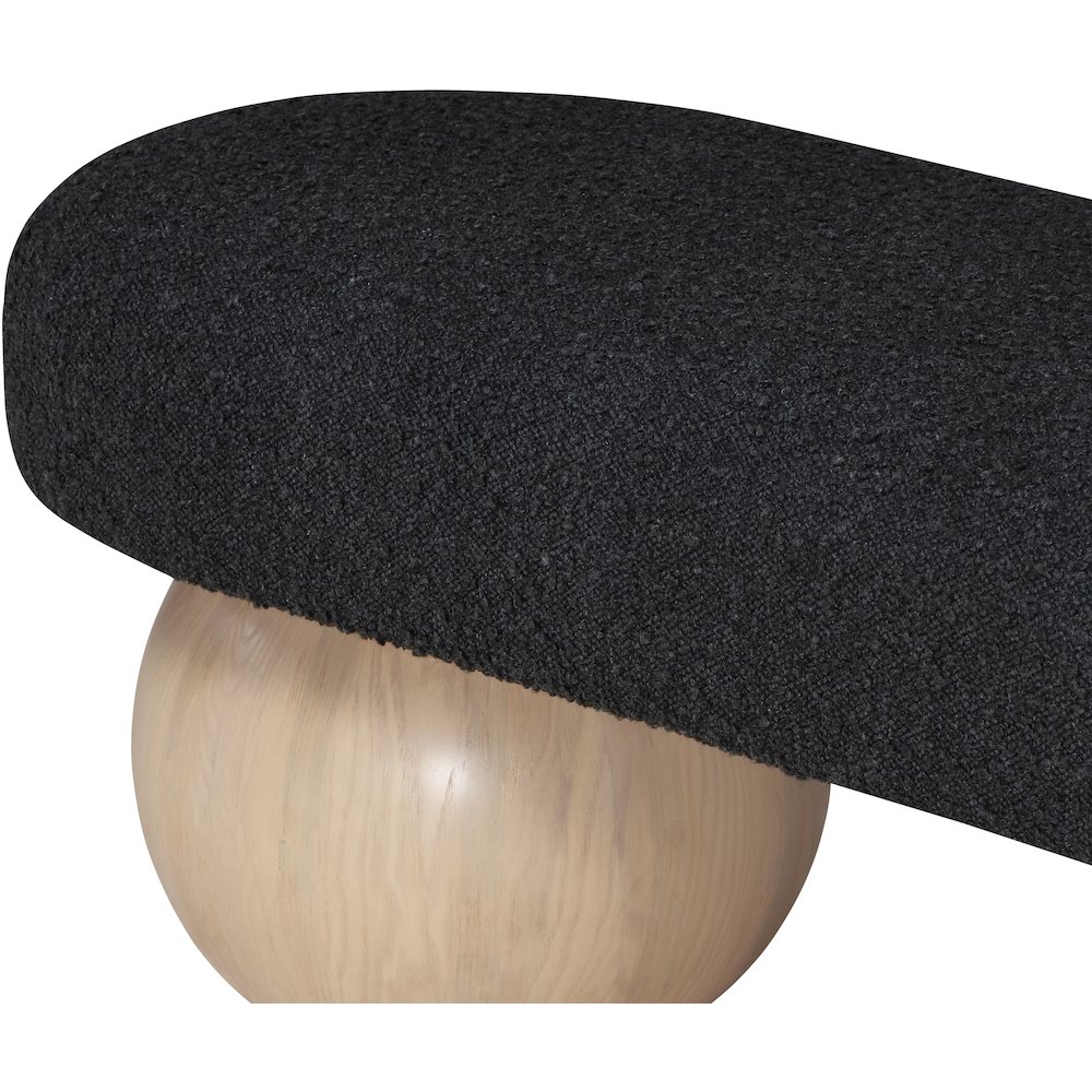 Bowie Black Bench. Picture 6