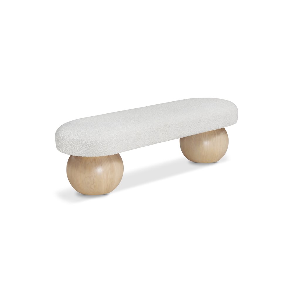 Bowie Cream Bench. Picture 1