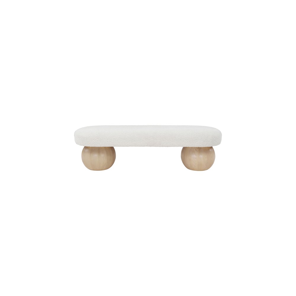 Bowie Cream Bench. Picture 3