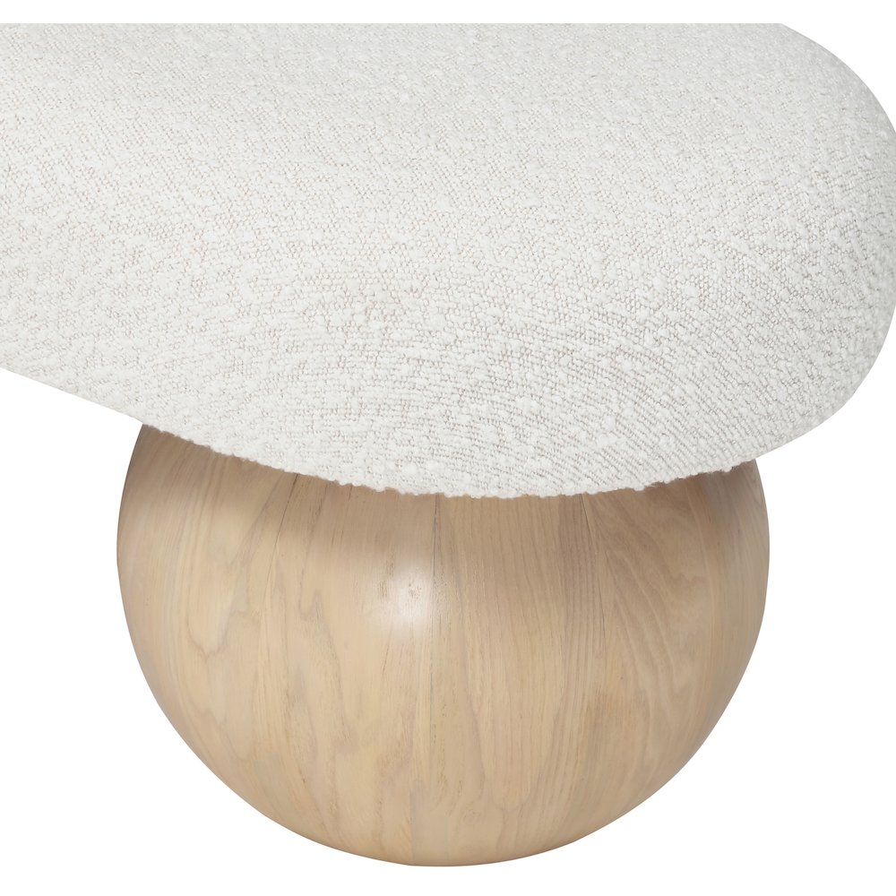 Bowie Cream Bench. Picture 5