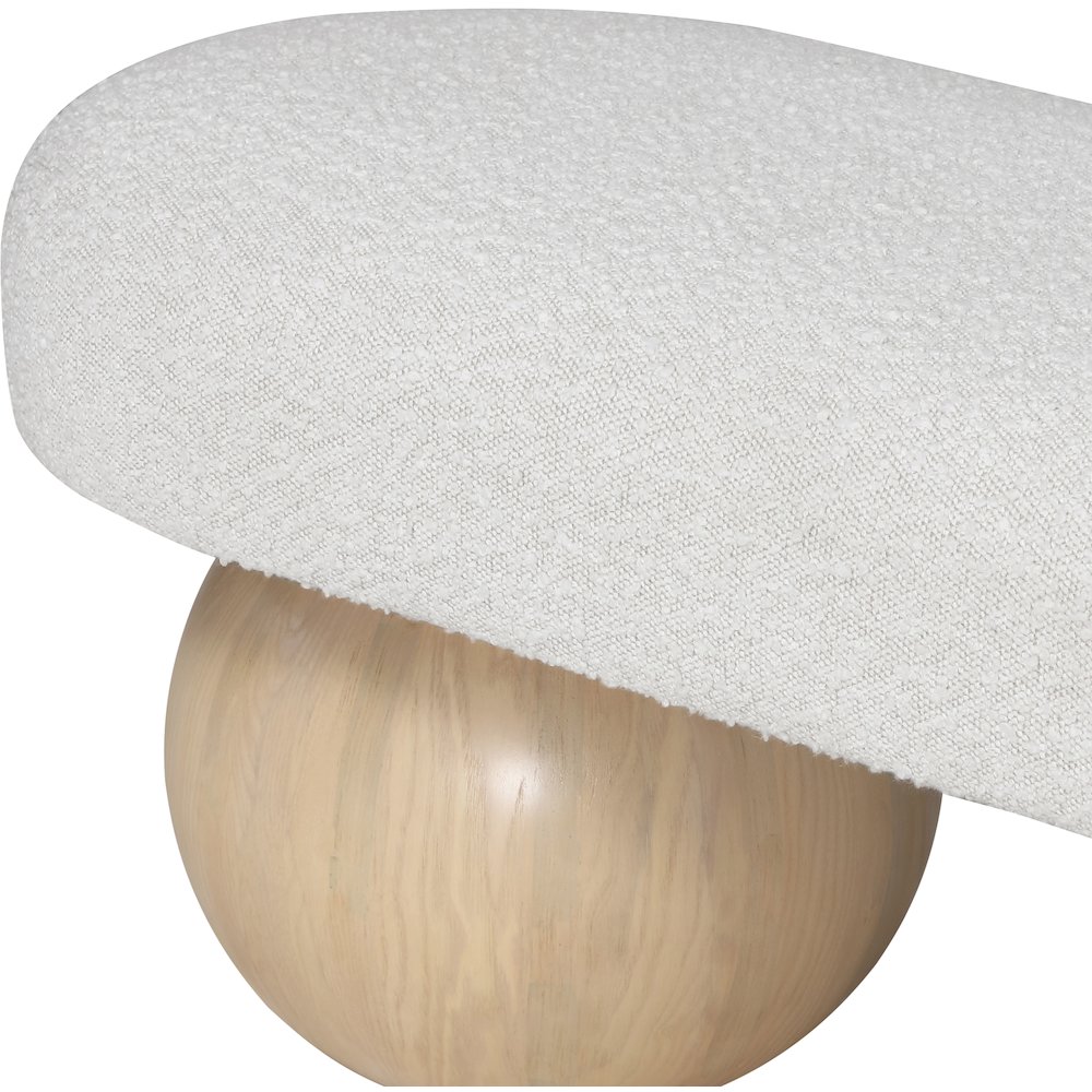 Bowie Cream Bench. Picture 6