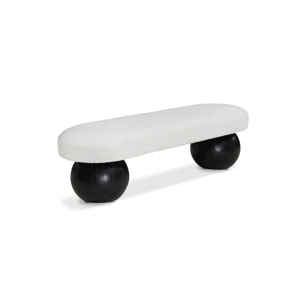 Bowie Cream Bench. Picture 1