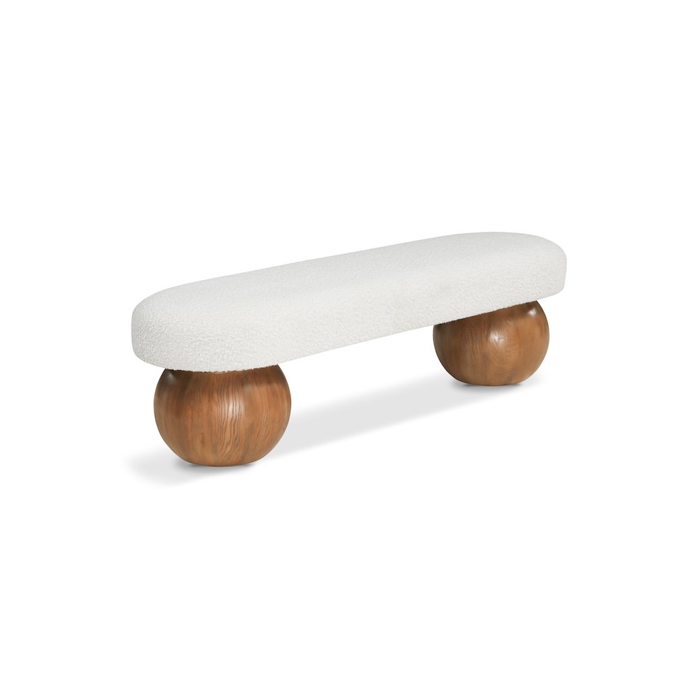 Bowie Cream Bench. Picture 1