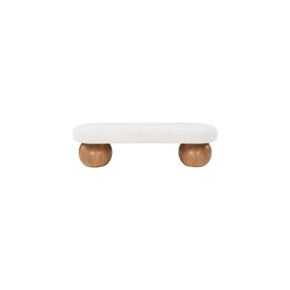 Bowie Cream Bench. Picture 3