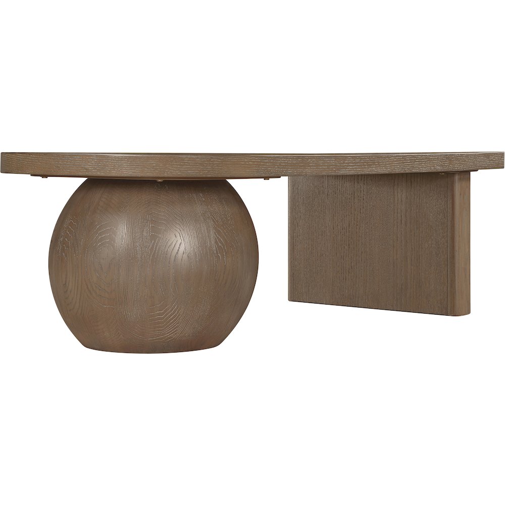 Solum Brown Ash Wood And Oak Veneer Coffee Table. Picture 3