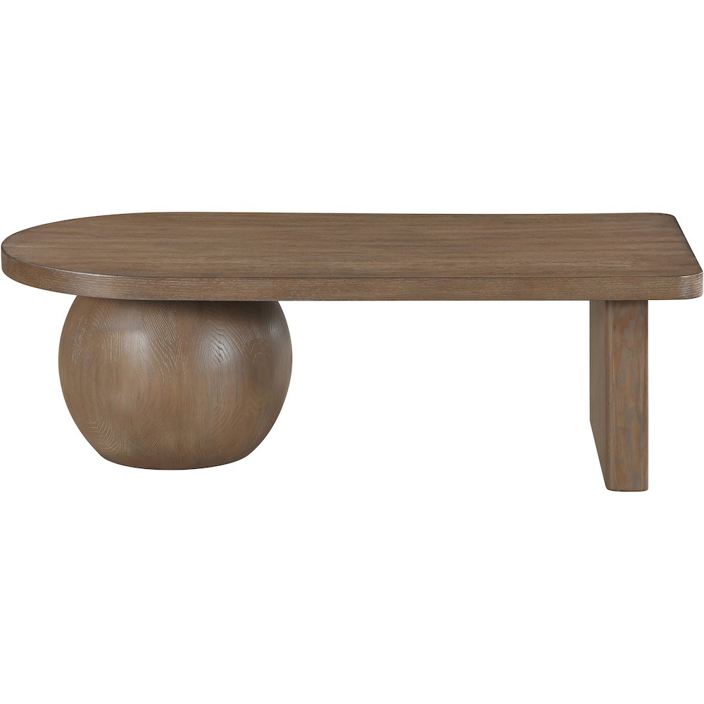 Solum Brown Ash Wood And Oak Veneer Coffee Table. Picture 4