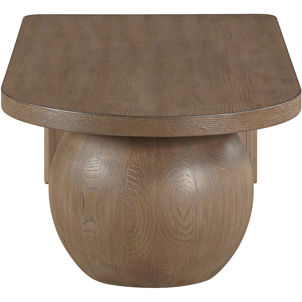 Solum Brown Ash Wood And Oak Veneer Coffee Table. Picture 6