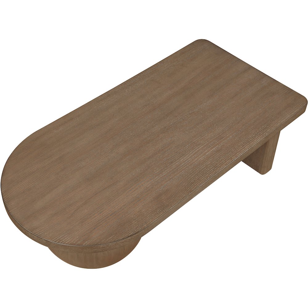 Solum Brown Ash Wood And Oak Veneer Coffee Table. Picture 7