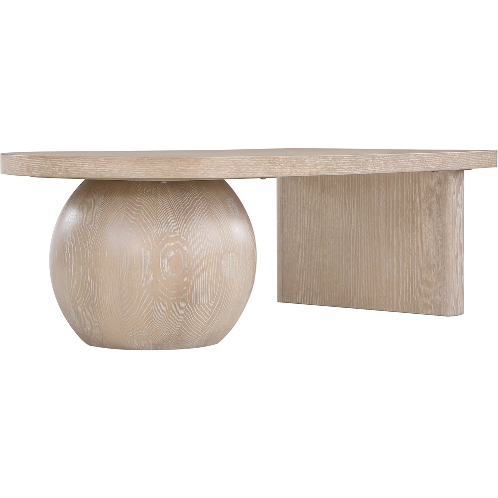 Solum Natural Ash Wood And Oak Veneer Coffee Table. Picture 3