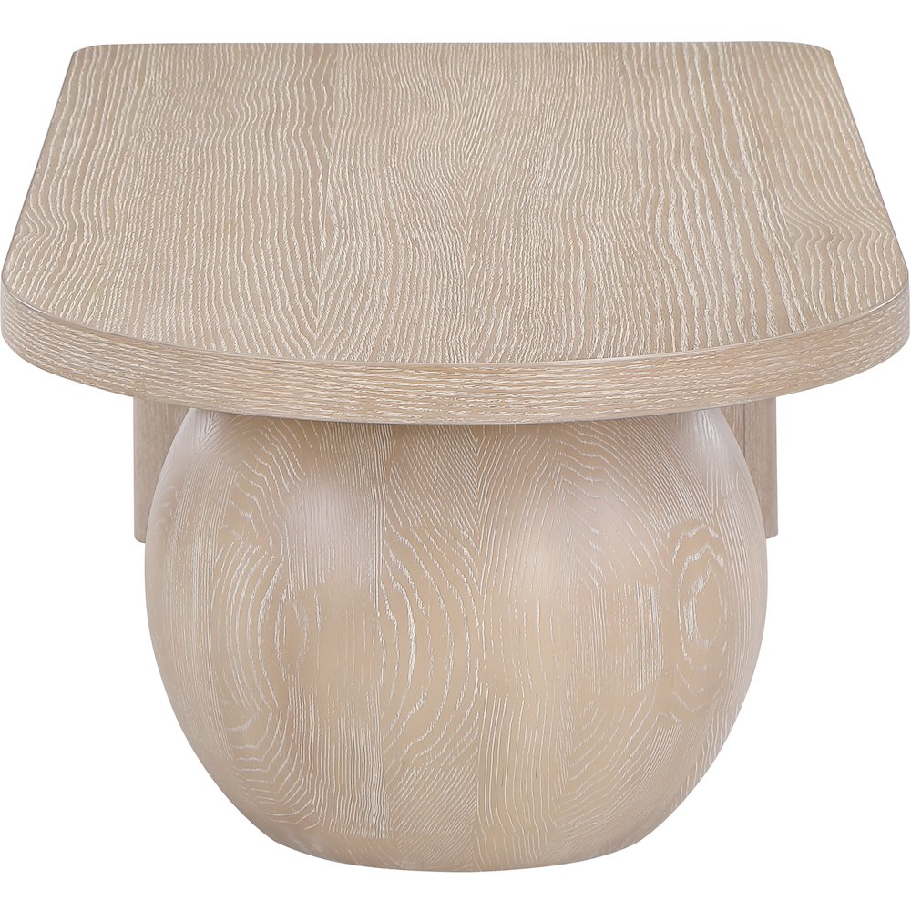 Solum Natural Ash Wood And Oak Veneer Coffee Table. Picture 6