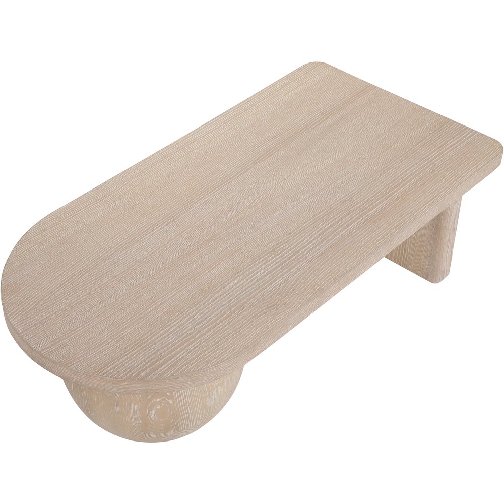 Solum Natural Ash Wood And Oak Veneer Coffee Table. Picture 7