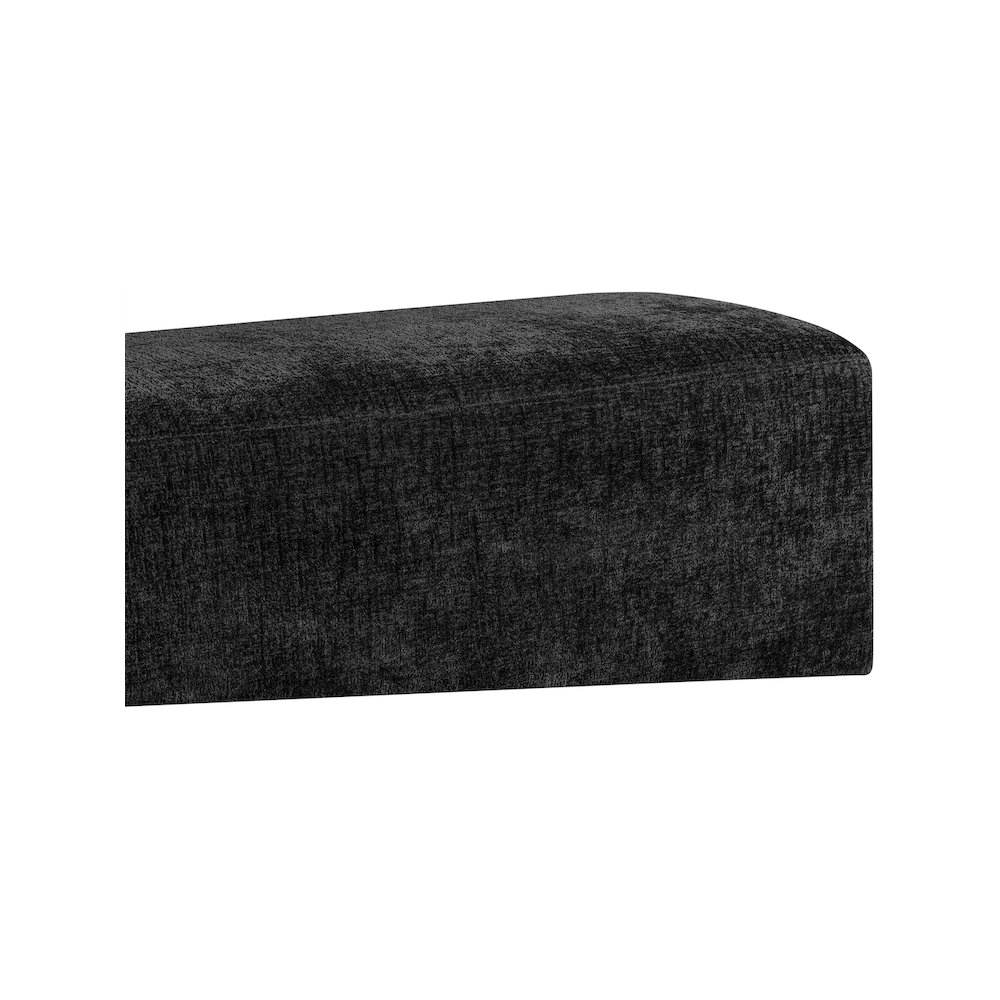Alora Black Fabric Bench. Picture 6