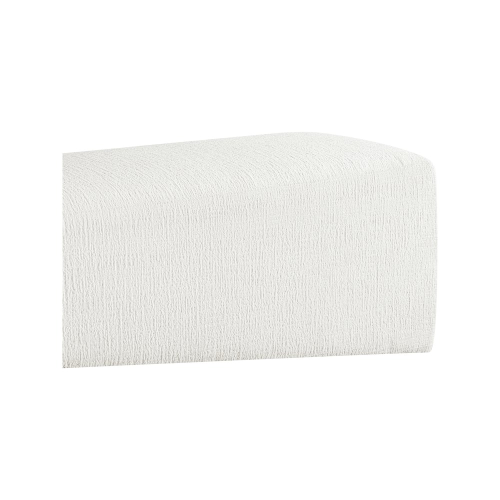 Alora Cream Fabric Bench. Picture 6